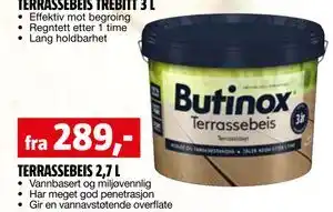 Bauhaus TERRASSEBEIS 2,7 L tilbud