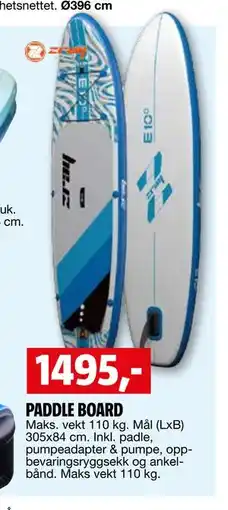 Bauhaus PADDLE BOARD tilbud