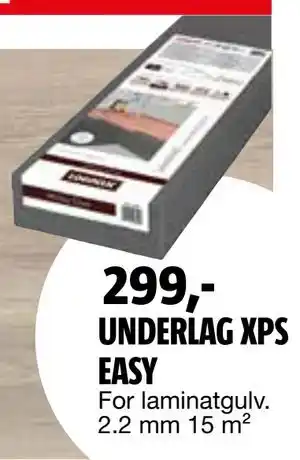 Bauhaus UNDERLAG XPS EASY tilbud