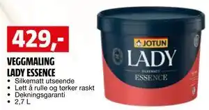 Bauhaus VEGGMALING LADY ESSENCE tilbud