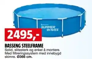 Bauhaus BASSENG STEELFRAME tilbud