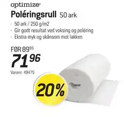 Thansen Poléringsrull tilbud