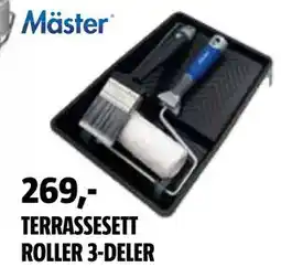 Bauhaus TERRASSESETT ROLLER 3-DELER tilbud