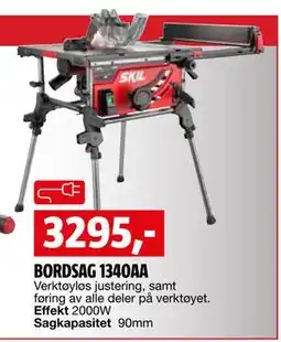 Bauhaus BORDSAG 1340AA tilbud