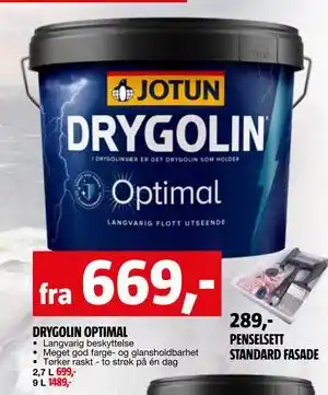 Bauhaus DRYGOLIN OPTIMAL tilbud