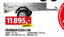 Bauhaus TILHENGER ES203 S UB tilbud