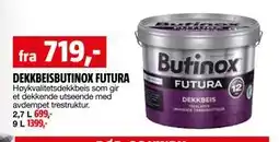 Bauhaus DEKKBEISBUTINOX FUTURA tilbud
