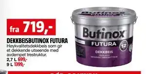 Bauhaus DEKKBEISBUTINOX FUTURA tilbud