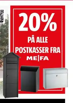 Bauhaus 20% PÅ ALLE POSTKASSER FRA ME|FA tilbud