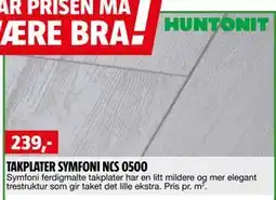 Bauhaus TAKPLATER SYMFONI NCS 0500 tilbud