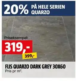 Bauhaus 20% PÅ HELE SERIEN QUARZO tilbud