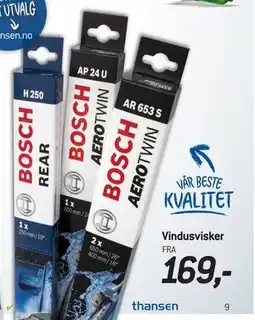 Thansen Vindusvisker tilbud