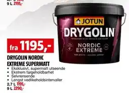 Bauhaus DRYGOLIN NORDIC EXTREME SUPERMATT tilbud
