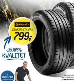 Thansen Continental DEKK tilbud