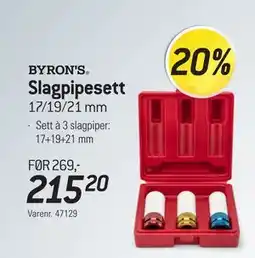 Thansen Slagpipesett tilbud
