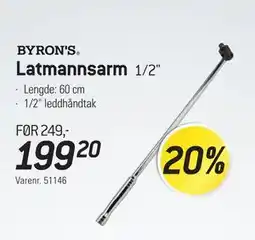 Thansen Latmannsarm tilbud
