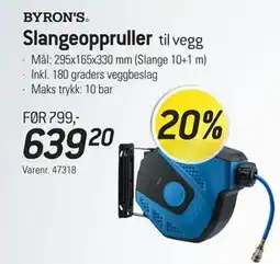 Thansen Slangeoppruller tilbud