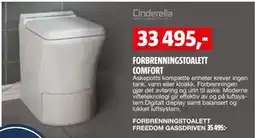 Bauhaus FORBRENNINGSTOALETT COMFORT tilbud