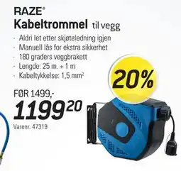 Thansen Kabeltrommel tilbud