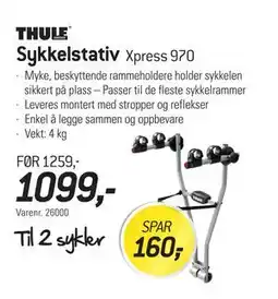Thansen Sykkelstativ tilbud