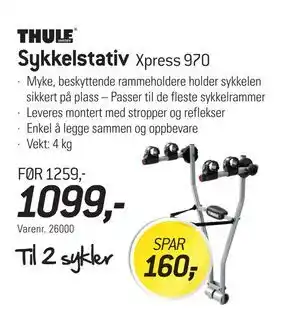 Thansen Sykkelstativ tilbud