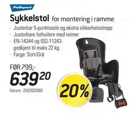Thansen Sykkelstol tilbud