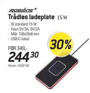 Thansen Trådløs ladeplate tilbud