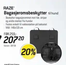 Thansen Bagasjeromsbeskytter tilbud