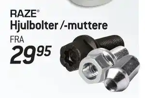 Thansen RAZE Hjulbolter /-muttere tilbud