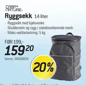 Thansen Ryggsekk tilbud