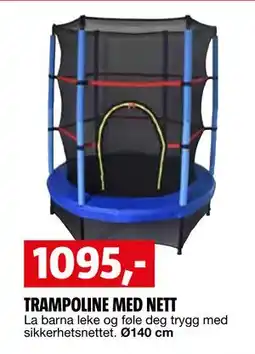Bauhaus TRAMPOLINE MED NETT tilbud
