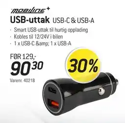 Thansen USB-uttak tilbud