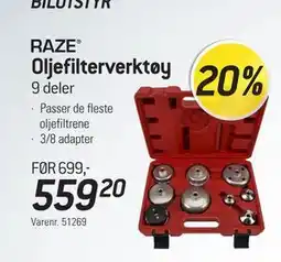 Thansen Oljefilterverktøy tilbud