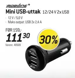 Thansen Mini USB-uttak tilbud