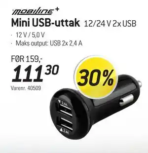 Thansen Mini USB-uttak tilbud