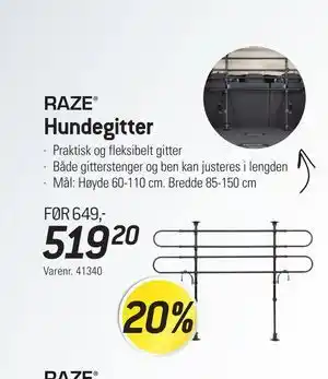 Thansen Hundegitter tilbud
