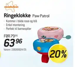 Thansen Ringeklokke tilbud