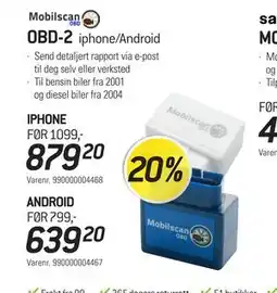 Thansen OBD-2 tilbud