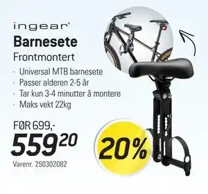 Thansen Barnesete tilbud