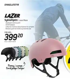 Thansen Sykkelhjelm tilbud