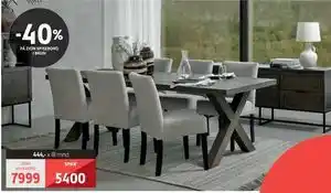 Bohus 40% PÅ ZION SPISEBORD I BRUN tilbud
