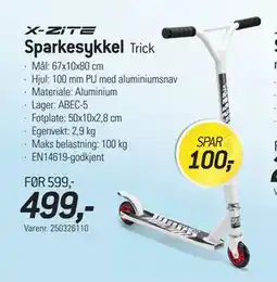 Thansen Sparkesykkel tilbud