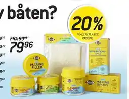 Thansen 20% PÅ ALT AV PLASTIC PADDING tilbud