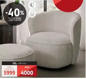 Bohus 40% PÅ VILDE-SERIEN I TEKSTIL BITZER tilbud