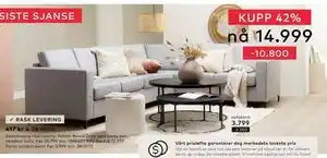 Skeidar Scandinavia Hjørnesofa tilbud