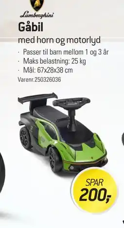 Thansen Gåbil tilbud