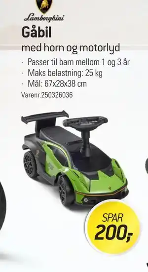 Thansen Gåbil tilbud