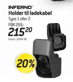 Thansen Holder til ladekabel tilbud