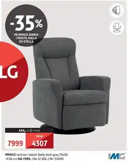 Bohus PRINCE recliner tilbud