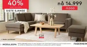 Skeidar Hedda 2,5-seter tilbud